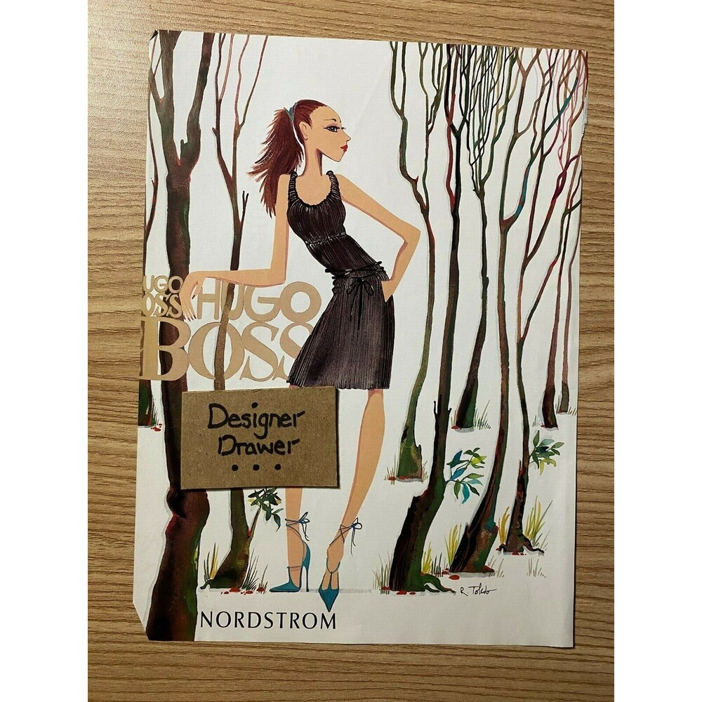 Hugo Boss Dresses Illustrated Nordstrom 2003 Toledo Print Advertisement